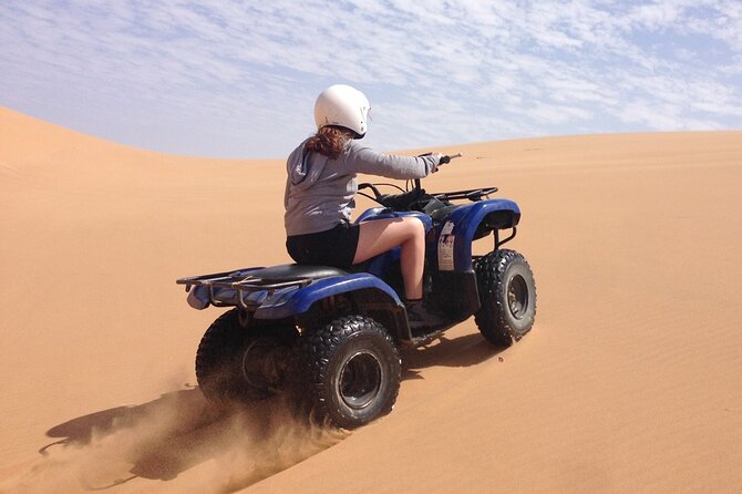 Dubai Red Dune Safari With Quad Bike, Sandboard & Camel Ride - Sandboarding and Camel Rides