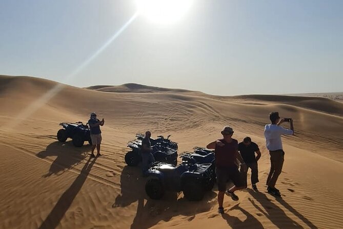 Dubai Unique Sunset Combo: 4WD and Quad Bike Red Dunes Safari - Dining Experience