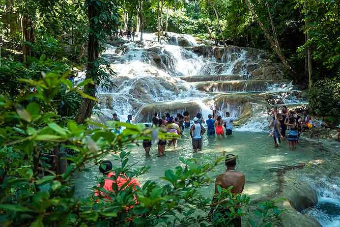 Dunns River Falls Plus Luminous Lagoon (Glistening Water)Private Tour - Glistening Waters Restaurant and Marina