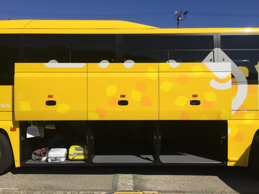 ◉One-Way Bus Transportation : From Osaka to Kanazawa - Luggage and Accommodations