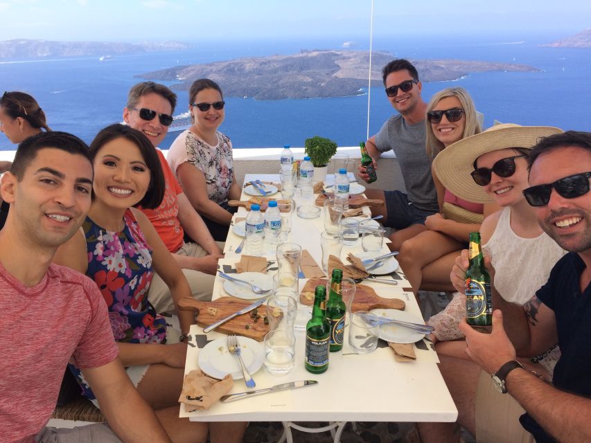 Fira: 4-Hour Walking Food Tour With Tastings - Midday Meal at a Tavern