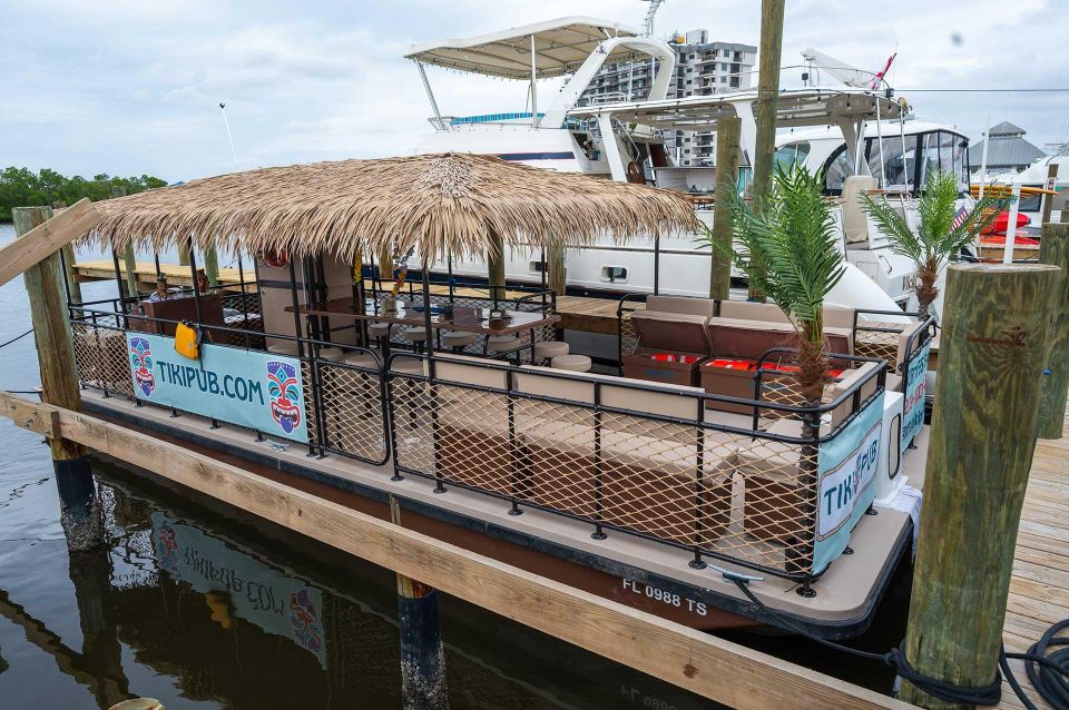 Fort Myers Beach: Adults Only BYOB Tiki Pub Sunset Cruise - Unique Tiki Pub Experience