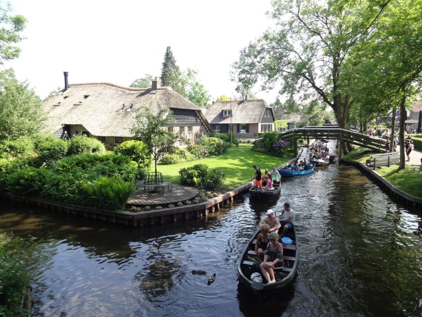 From Amsterdam: Giethoorn Day Trip With Small Electric Boat - Departure Location and Duration