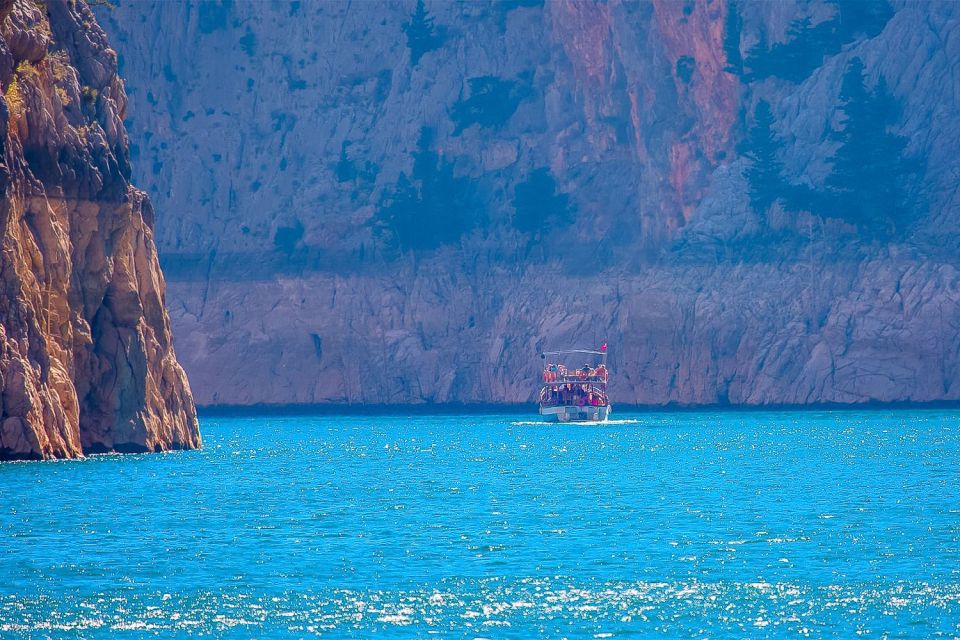 From Antalya: Green Canyon Boat Trip W/Lunch and Drinks - Swim in Sparkling Waters