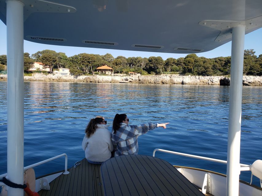 From Juan Les Pins: Private French Riviera Solar Boat Cruise - Seasonal Amenities