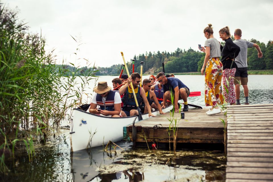 From Vaxholm: Stockholm Archipelago Big Canoe Adventure - Teambuilding Experience