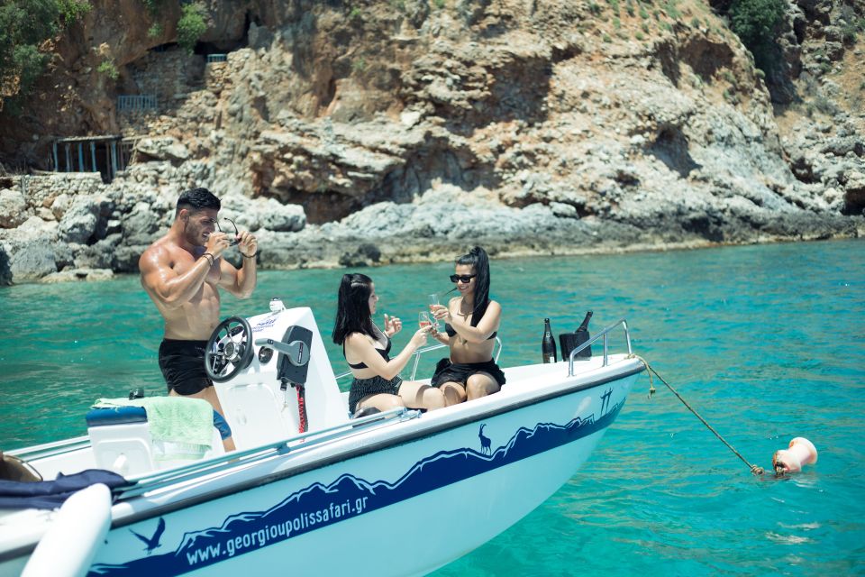 Georgioupolis: Rent a Boat Safari Sea Tour - Scenic Highlights