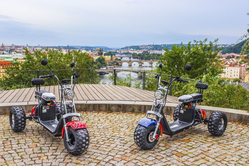 Grand City Tour on Electric Trike in Prague - Live Guided - Group Size