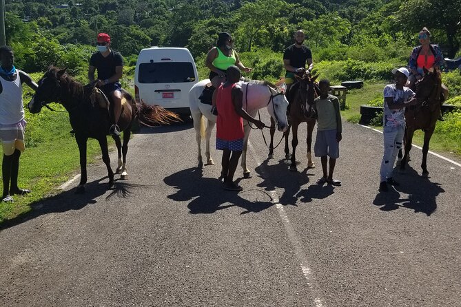 Horseback Riding & Swim in the Ocean, Bluehole Falls [Ocho Rios ] - Cave and River Tubing