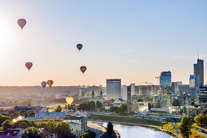 Hot Air Balloon Flight Over Vilnius Old Town - Surrounding Countryside Scenery