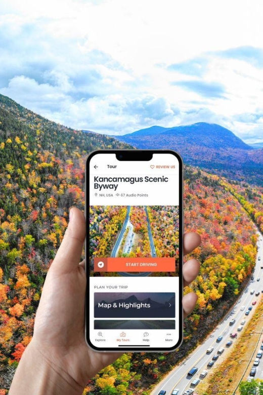 Kancamagus Highway: Self-Guided Audio Driving Tour - Downloading and Activating the Audio Tour