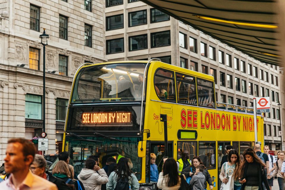 London: London by Night Sightseeing Open-Top Bus Tour - See Iconic Landmarks