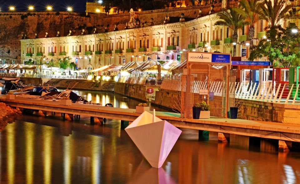 Mdina: Valletta Waterfront Area, Mdina, and Rabat Night Tour - Vibrant Valletta Waterfront