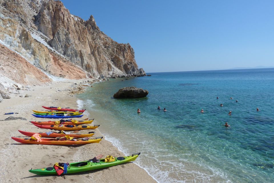 Milos: Guided Kayaking Trip With Snorkelling & Lunch - Booking and Pricing