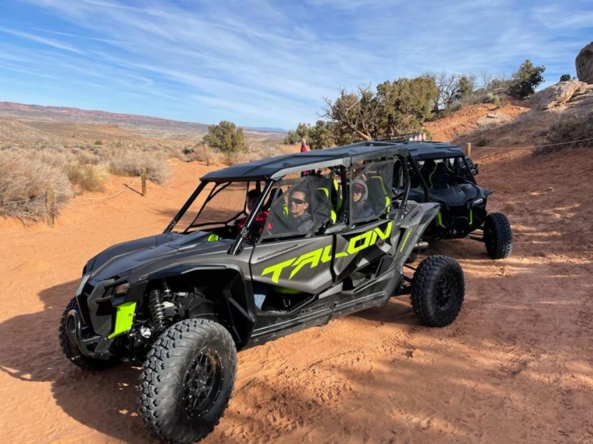 Moab: Self-Driven Guided Sunset UTV Tour to Fins N Things - Age and Licensing Requirements