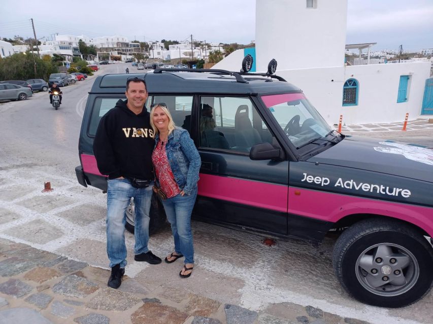 Mykonos Highlights Tour on a Jeep - Duration and Group Size