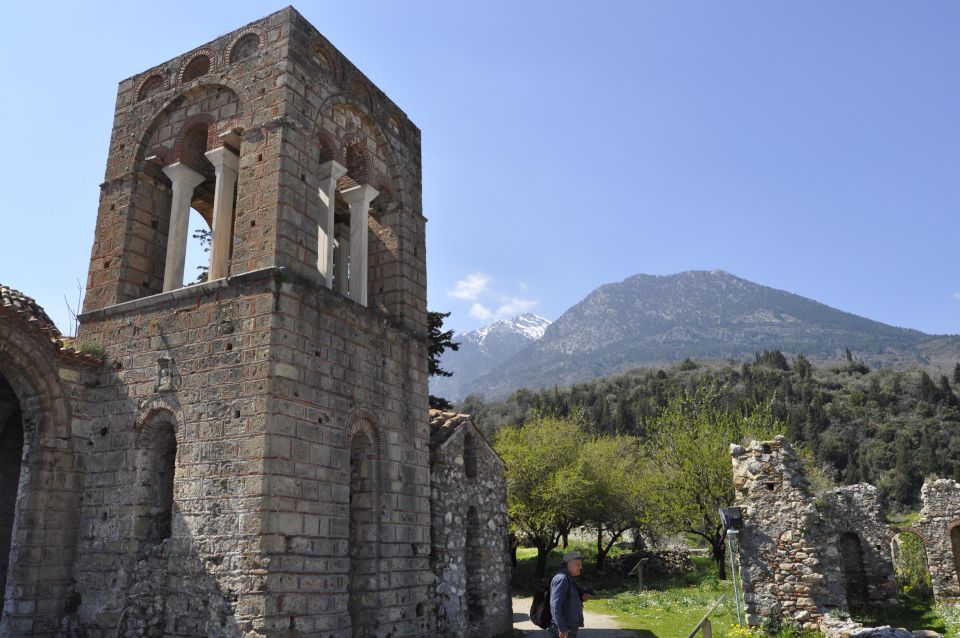 Mystras Castle Town, Sparta, Olive Museum Private Day Tour - Pickup and Stops