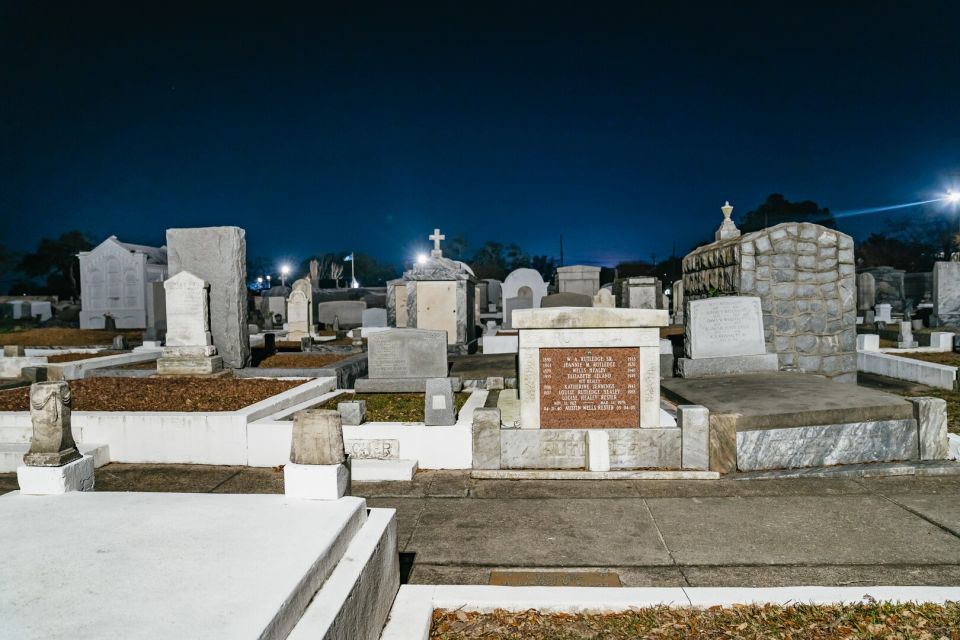 New Orleans: Cemetery Bus Tour at Dark With Exclusive Access - Haunted History and Ghost Stories