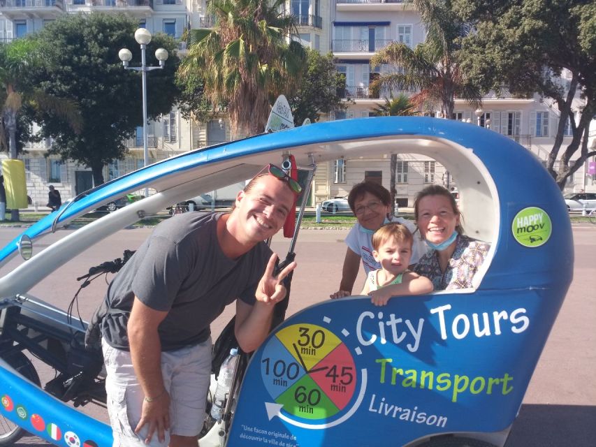 Nice: Private Guided Tour by Electric Bike Taxi - Pickup and Drop-off Locations