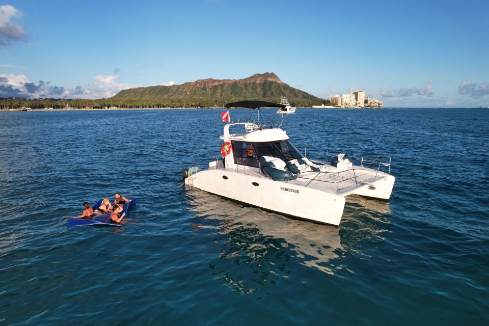 Oahu: Private Catamaran Sunset Cruise & Optional Snorkeling - Tour Duration and Meeting Point