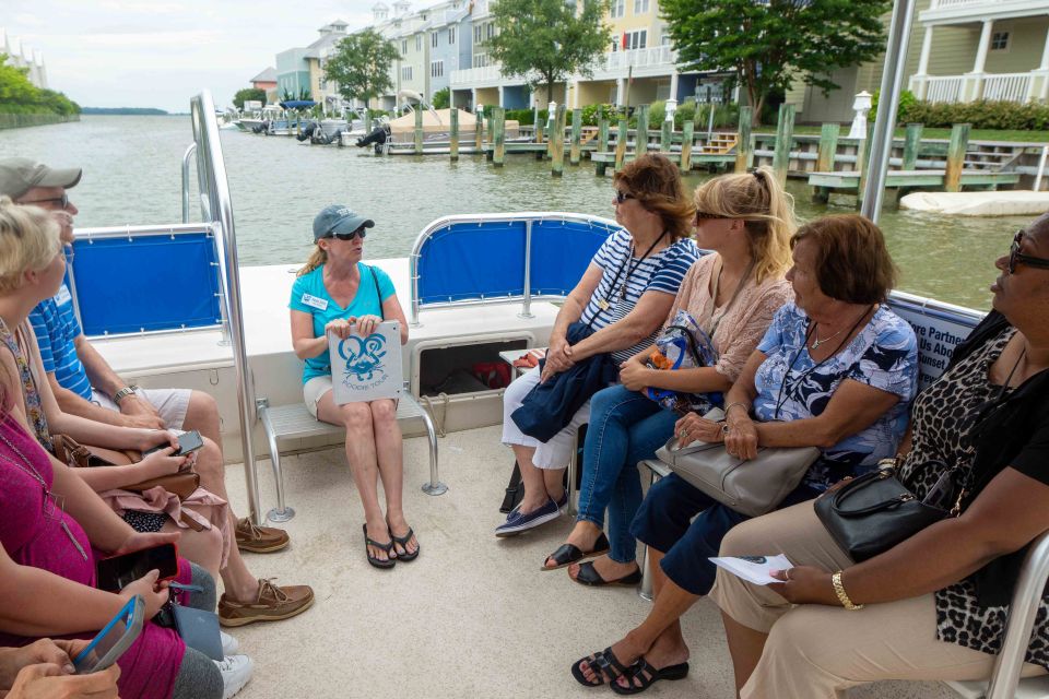 Ocean City: Bay Hopping Food Boat Tour With Tastings - Cruising Sinepuxent Bay