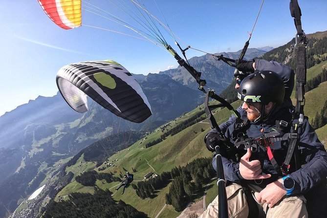 Paragliding Tandem Flight Lucerne - Engelberg - Swiss Alps Panoramic Views