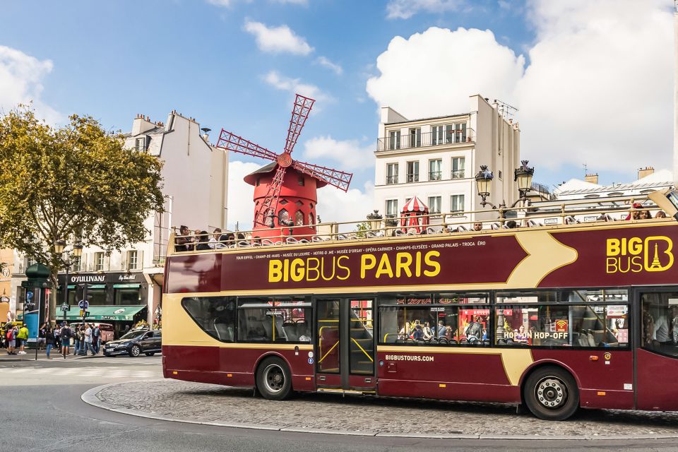 Paris: Big Bus Hop-On Hop-Off Tours With Optional Cruise - Iconic Parisian Landmarks