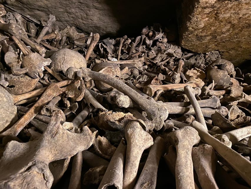 Paris: Small-Group Catacombs Tour With Skip-The-Line Entry - Limestone Quarries and Burial Site