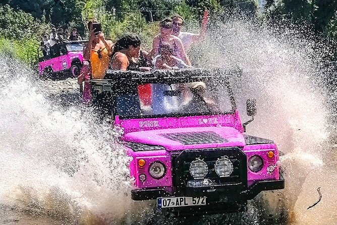 PINK JEEP TOUR - Alanya Jeep Safari - Post-Lunch River Swimming