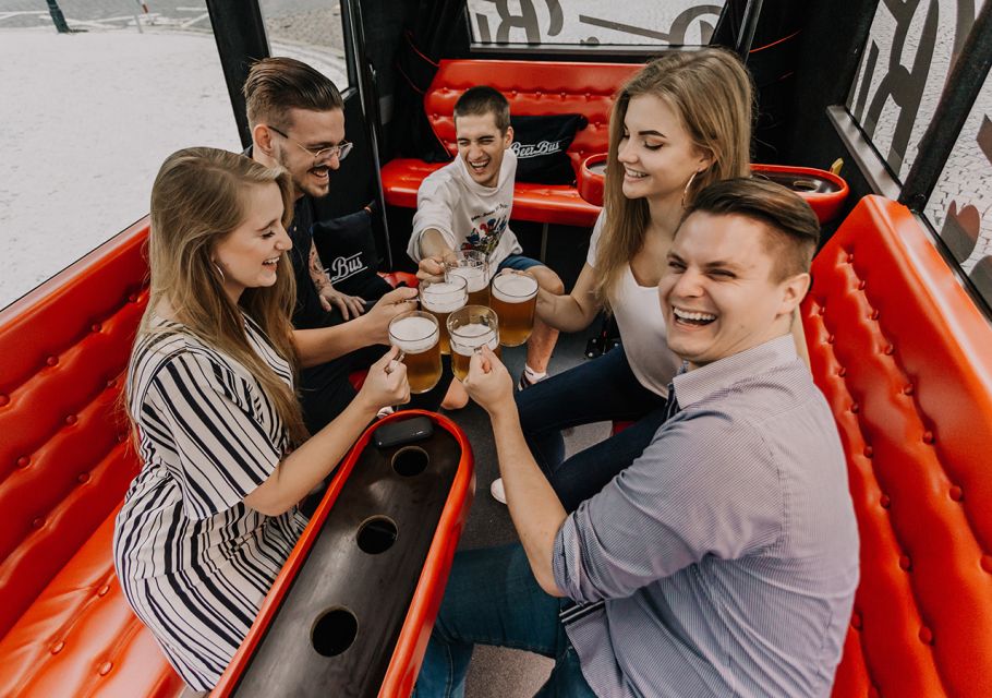 Prague: Airport Transfer Beer Party Bus With Unlimited Beer - Party Bus Amenities