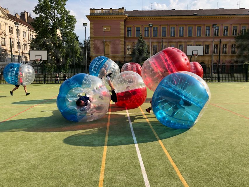 Prague: Bubbles Football in City Centre of Prague - Restrictions and Recommendations