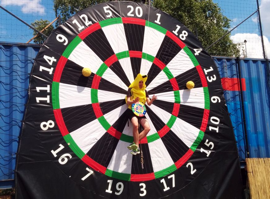 Prague: Giant Football Darts Game With Round of Beers & BBQ - Cancellation and Payment Policy