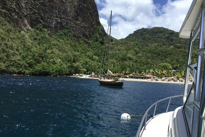 Private Boat to Soufriere/West Coast For Swimming Snorkeling & Beach Relaxation - Private Tour Experience