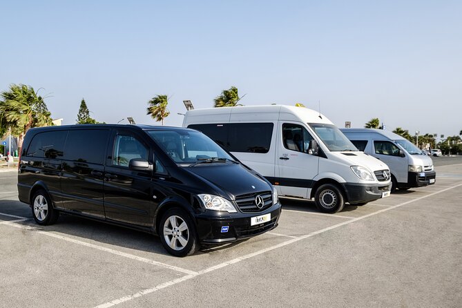 Private Transfer: Larnaca Airport to Limassol City 1-14 Pax - Vehicle Options