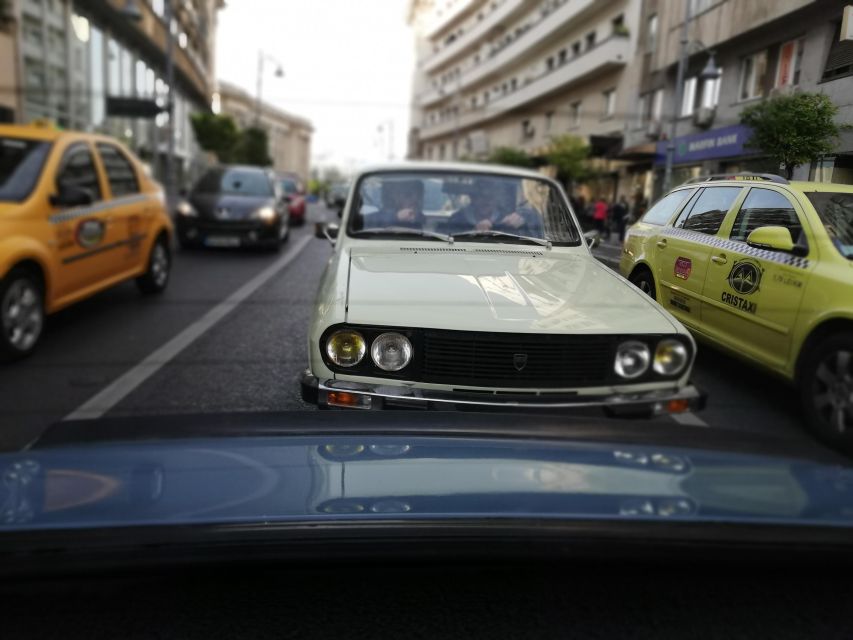 Romanian Vintage Car Driving Tour of Bucharest - 90min - Photographic Opportunities