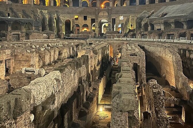 Rome: Colosseum Tour by Night With Arena & Underground - Uncovering the Underground