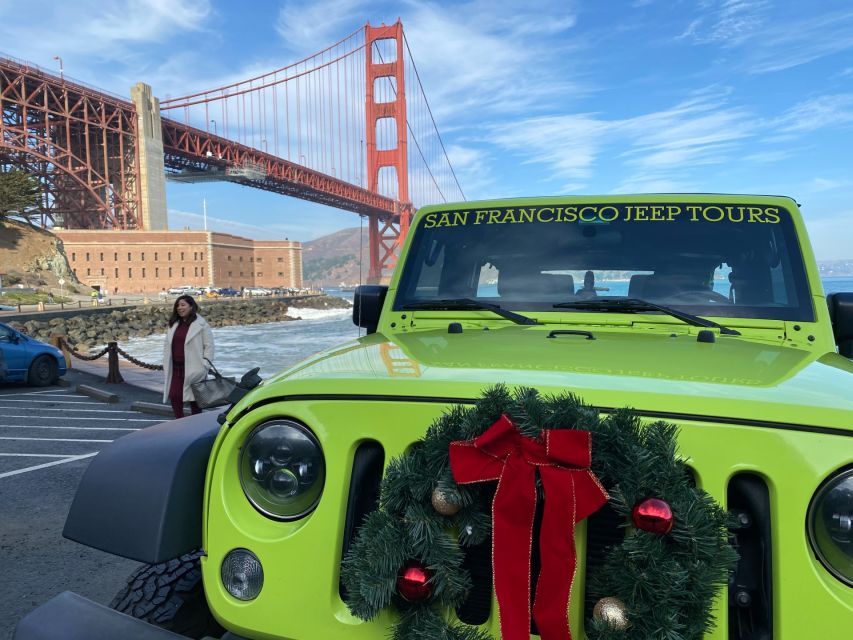 San Francisco: Holiday Lights Private Group Jeep Tour - Pickup and Drop-off Details