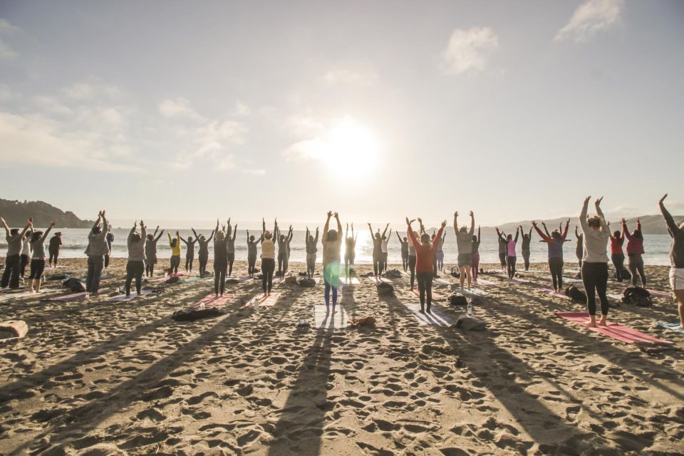 San Francisco: Silent Disco Yoga at Baker Beach - Class Schedule and Details