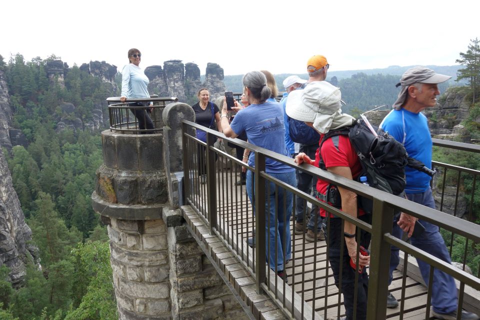 Scenic Bastei Bridge With Boat Tour & Lunch From Dresden - Kamenice Gorge Boat Ride