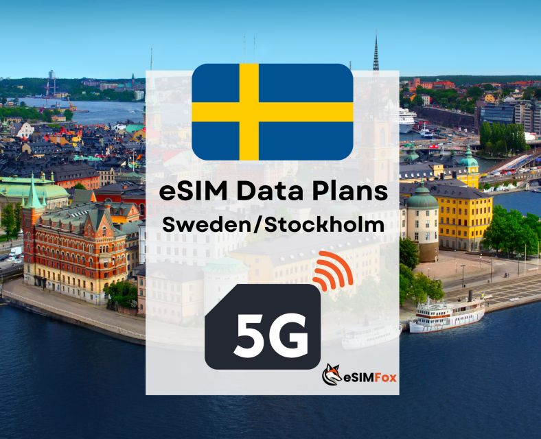 Stockholm: Example Internet Data Plan for Sweden 4g/5g - Connectivity in Sweden