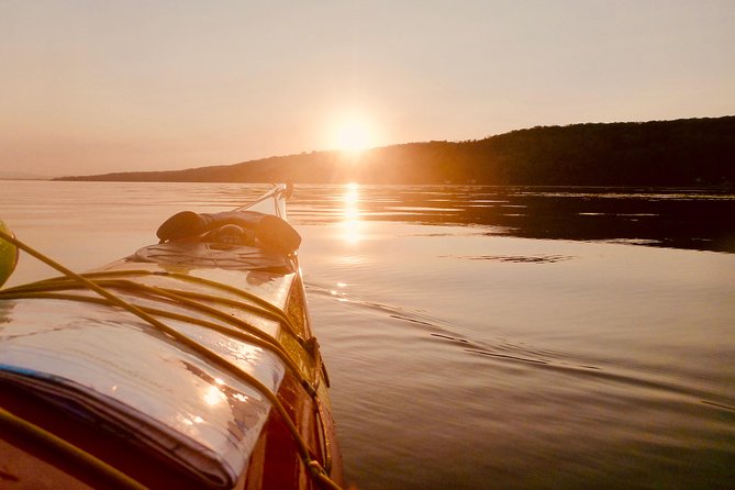 Sunset Sea-Kayaking Excursion on St. Lawrence River - Admiring the Sunset Scenery