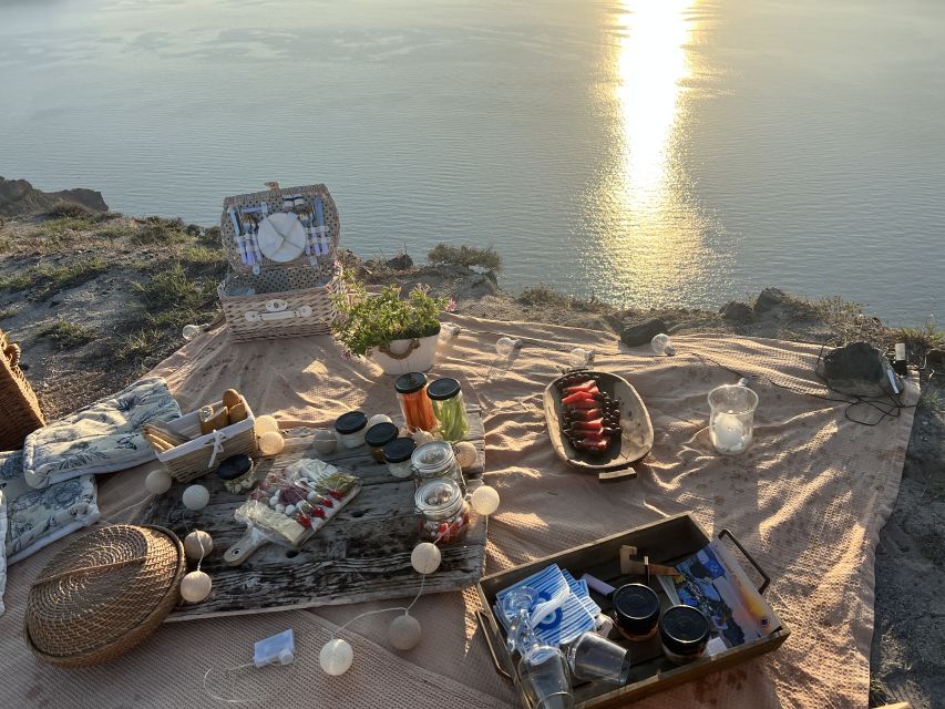 Uncrowded Santorini Sunset PicNic - Picnic Fare