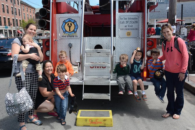 Vintage Fire Truck Sightseeing Tour of Portland Maine - Unique Fire Engine Experience