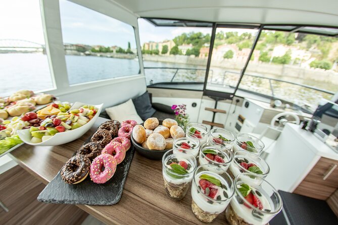 VIP Prague YachtBoat ONE Experience: All-You-Can-Drink - Unlimited Beverages