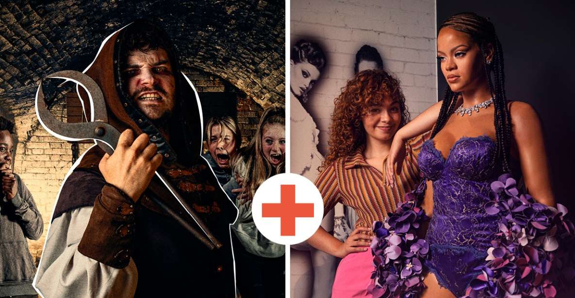 Amsterdam: Madame Tussauds & Amsterdam Dungeon Combo Ticket - Frequently Asked Questions