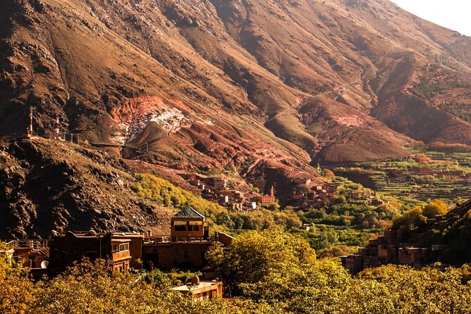 Atlas Mountain Full Day Tour With Three Valleys and Waterfalls - Admiring the Imlil Waterfalls