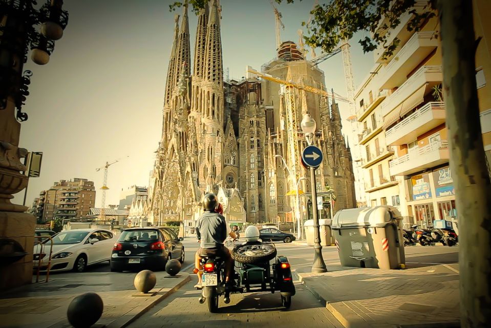 Barcelona: Half Day Tour on Sidecar Motorcycle - Visiting UNESCO World Heritage Sites