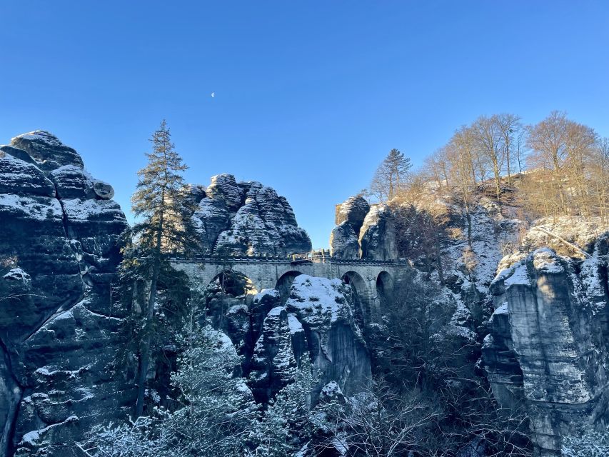 Bohemia & Saxon Switzerland Winter Day Tour From Prague - Admiring PravčIcká Brána