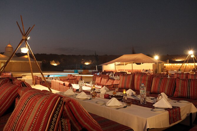 Caravanserai Desert Safari With Live Bbq & Entertainment - Flexible Cancellation Policy