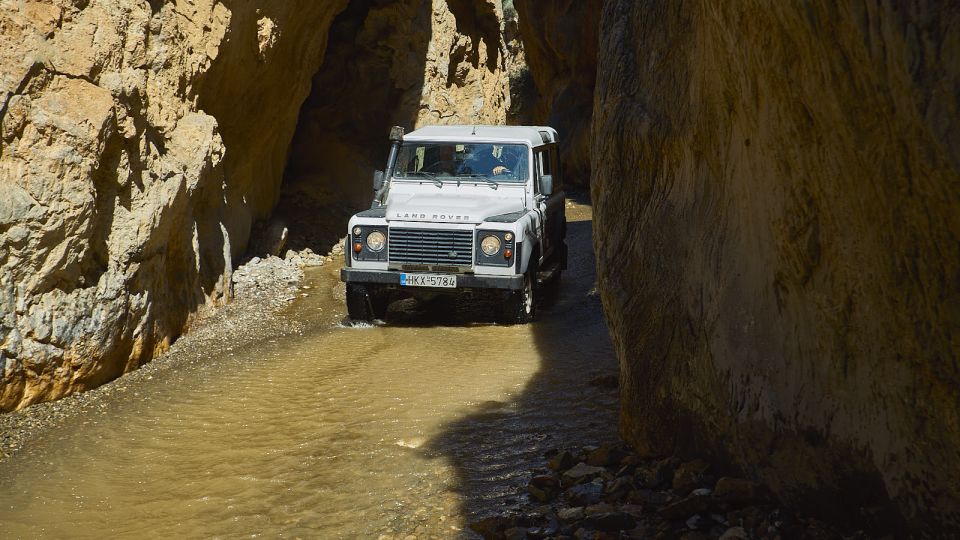 Crete: Land Rover Safari to Tripiti Gorge & Beach - Refreshing Swim in the Libyan Sea